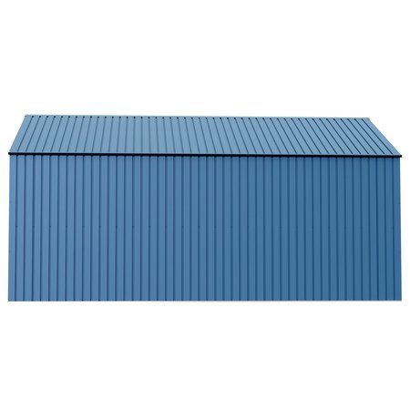 Arrow Storage Products Elite Steel Storage Shed, 12x16, Blue Grey EG1216BG